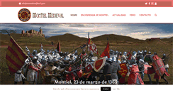 Desktop Screenshot of montielmedieval.com